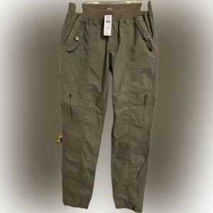 NWT, Boston Proper Cargo Pants, size 4, Fatigue Green